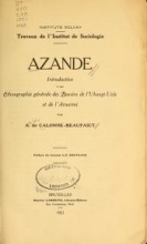 Cover of Azande
