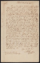 Cover of Benjamin Franklin letter to Thomas Darling, dated Philadelphia, 27 March 1747