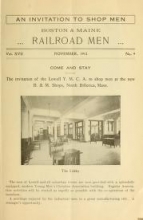Cover of Boston & Maine railroad men