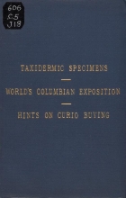 Cover of A Brief description of the taxidermic specimens of ohiki, shamo and chabo