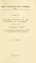 Cover of Bulletin of the Biological Society of Washington