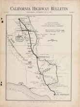 Cover of California highway bulletin v.1:no.2 (1913:May 1)