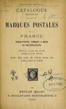 Cover of Catalogue descriptif de toutes les marques postales de la France