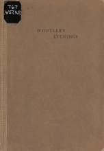 Cover of Catalogue of etchings by J. McN. Whistler