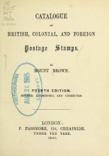 Cover of Catalogue of British, colonial, and foreign postage stamps