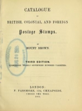 Cover of Catalogue of British, colonial, and foreign postage stamps