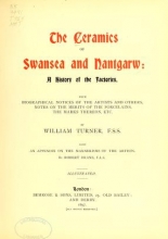 Cover of The ceramics of Swansea and Nantgarw