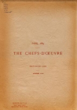 Cover of Chefs-d'oeuvre de l'Exposition universelle de Paris, 1889 v.8