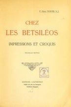 Cover of Chez les Betsiléos  impressions et croquis