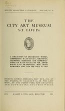 Cover of A collection of decorative works, comprising paintings, drawings, cartoons, sketches, and reproductions of paintings by Mr. Edwin Howland Blashfield, Mrs. Mary Fairchild Low, and Mr. Will H. Low