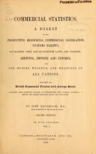 Cover of Commercial statistics