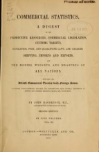Cover of Commercial statistics