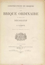 Cover of Constructions en briques