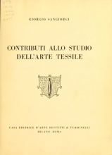 Cover of Contributi allo studio dell'arte tessile