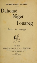 Cover of Dahomé, Niger, Touareg