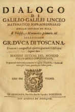 Cover of Dialogo di Galileo Galilei Linceo matematico sopraordinario dello studio di Pisa. E filosofo