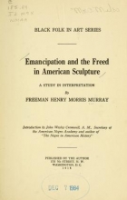 Cover of Emancipation and the freed in American sculpture
