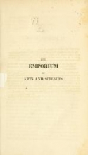 Cover of The Emporium of arts and sciences