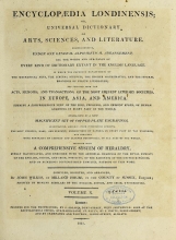 Cover of Encyclopaedia londinensis, or, Universal dictionary of arts, sciences, and literature v.10 (1811)