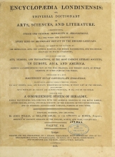 Cover of Encyclopaedia londinensis, or, Universal dictionary of arts, sciences, and literature v.7 (1810)