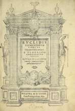 Cover of Euclidis elementorvm libri XV