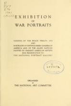 Cover of Exhibition of war portraits