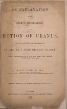 Cover of An explanation of the observed irregularities in the motion of Uranus
