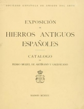 Cover of Exposición de hierros antiguos españoles