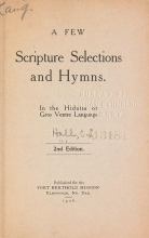 Cover of A few Scripture selections and hymns