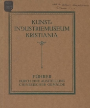 Cover of Führer durch eine Ausstellung chinesischer Gemälde