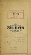 Cover of Gaguedjindiwinun
