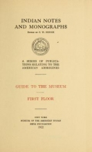 Cover of Guide to the museum, first floor