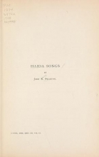 Cover of Haida songs
