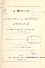 Cover of A history of caricature & grotesque in literature and art