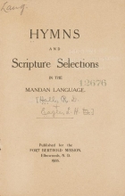 Cover of Hymns and scripture selections