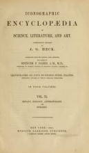 Cover of Iconographic encyclopaedia of science, literature, and art