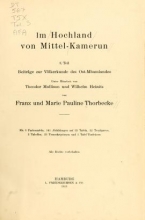 Cover of Im Hochland von Mittel-Kamerun