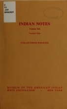 Cover of Indian notes