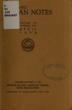 Cover of Indian notes