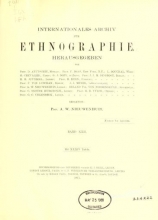 Cover of Internationales Archiv für Ethnographie