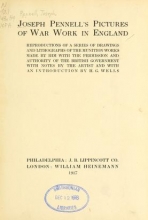 Cover of Joseph Pennell's pictures of war work in England