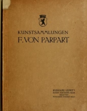 Cover of Kunstsammlungen F. von Parpart