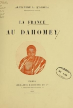 Cover of La France au Dahomey 