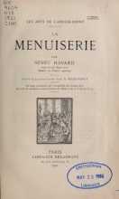 Cover of La menuiserie