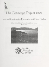 Cover of Land and underwater excavations at Hare Harbor