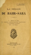 Cover of La région du Bahr-Sara 