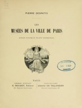 Cover of Les musées de la Ville de Paris 