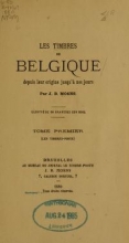 Cover of Les timbres de Belgique depuis leur origine jusqu'á nos jours 
