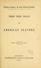 Cover of Liberty or slavery; the great national question