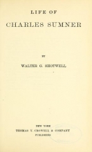 Cover of Life of Charles Sumner